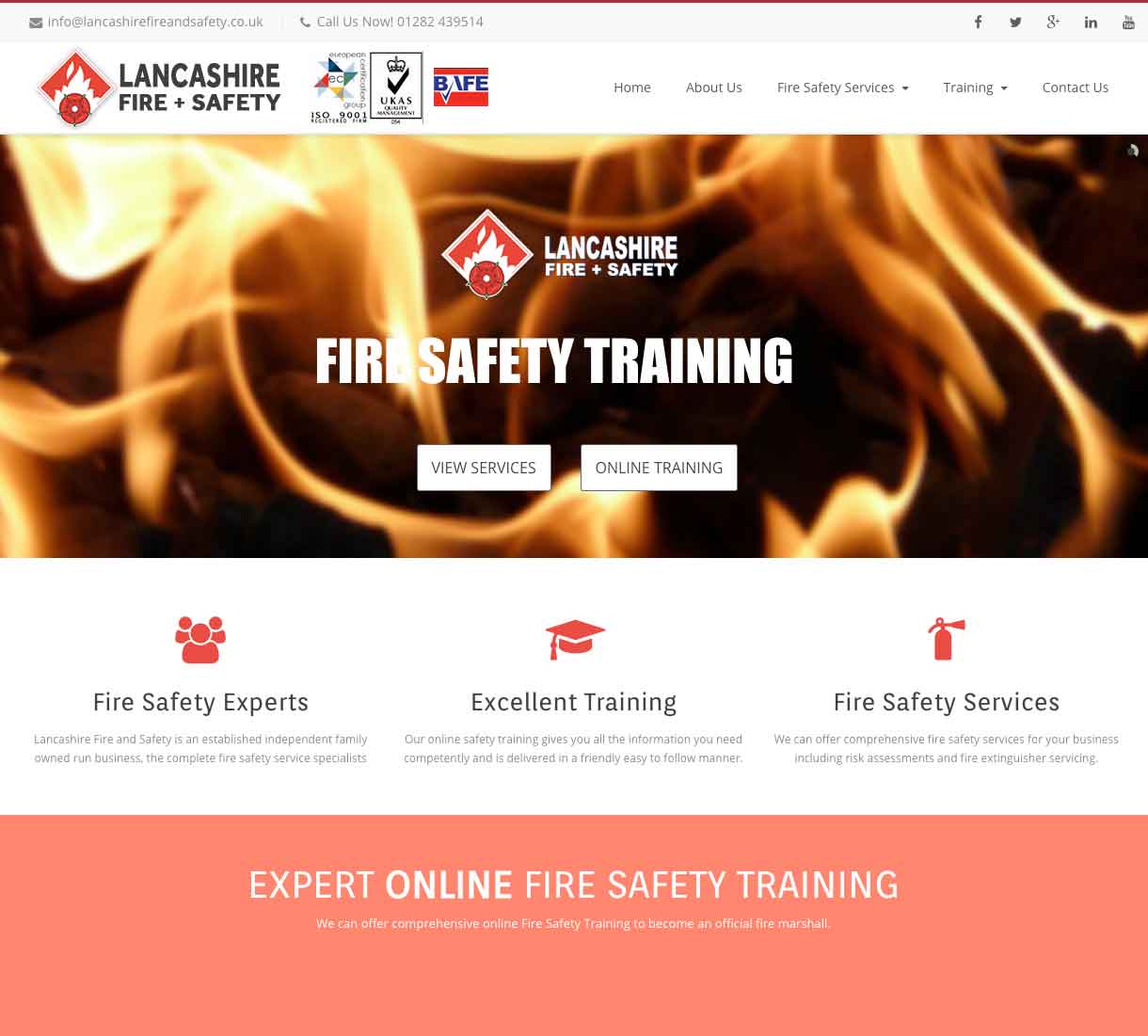 Fire Safety Training and Services in Lancashire and the North West